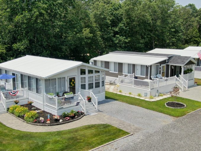 aerial view of homes at Carol Lynn Resorts East