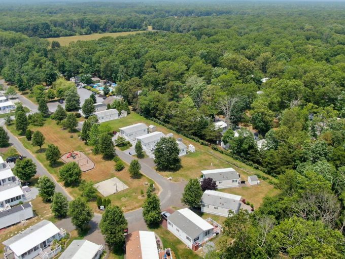 aerial view of homes at Carol Lynn Resorts East