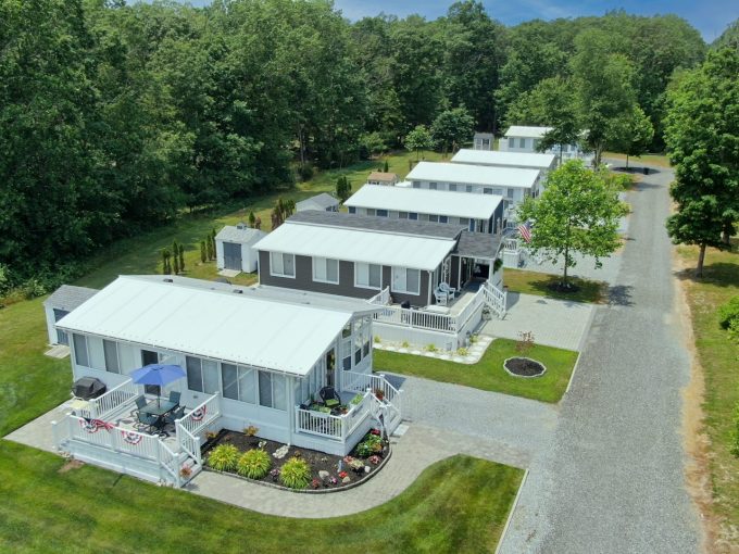 aerial view of homes at Carol Lynn Resorts East